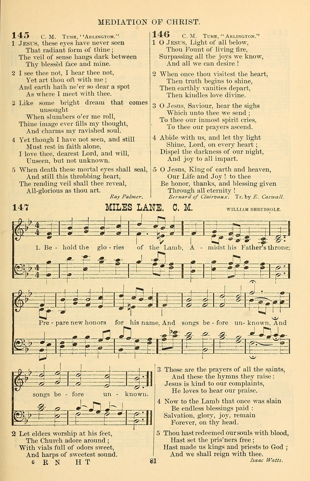 Hymn and Tune Book of the Methodist Episcopal Church, South (Round Note Ed.) page 81