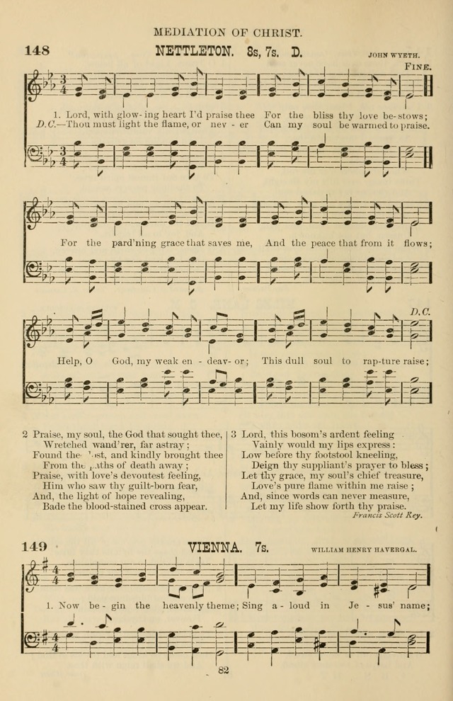 Hymn and Tune Book of the Methodist Episcopal Church, South (Round Note Ed.) page 82