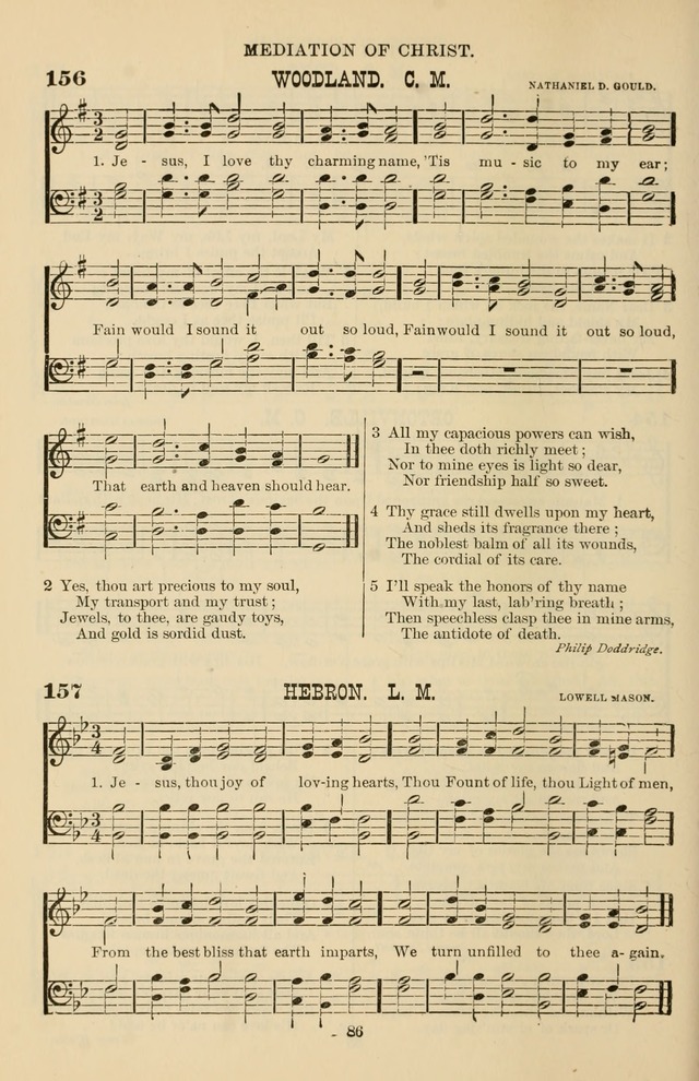 Hymn and Tune Book of the Methodist Episcopal Church, South (Round Note Ed.) page 86