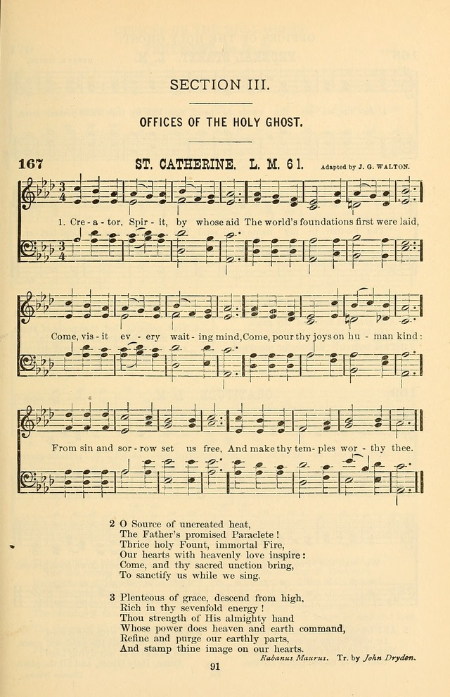 Hymn and Tune Book of the Methodist Episcopal Church, South (Round Note Ed.) page 91