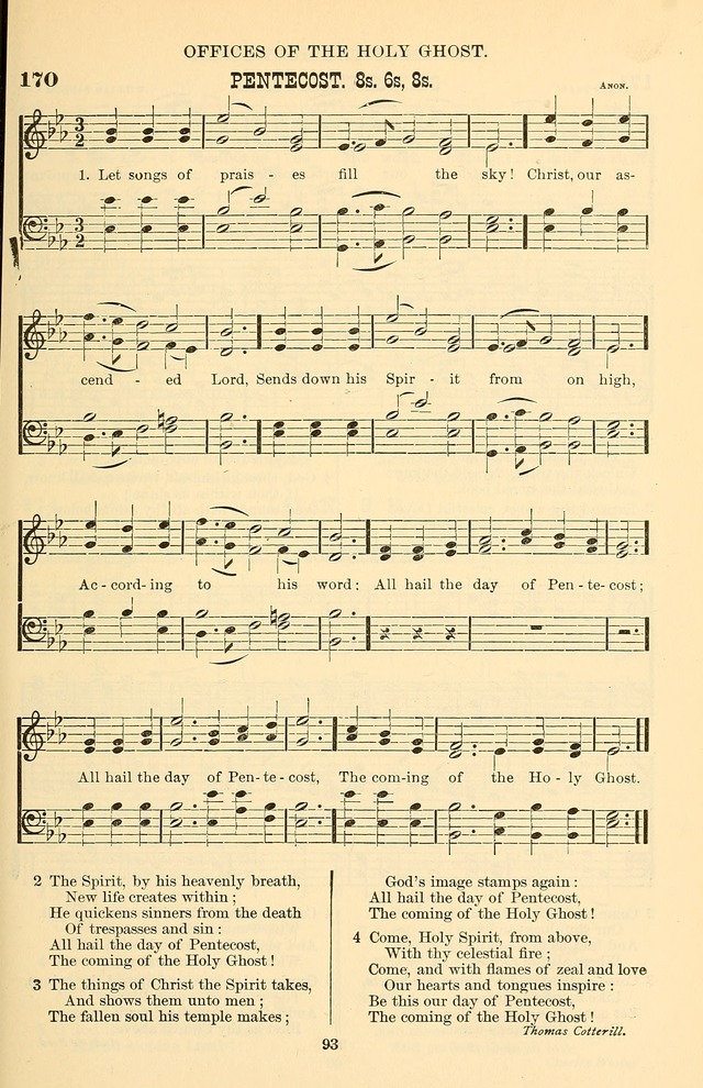 Hymn and Tune Book of the Methodist Episcopal Church, South (Round Note Ed.) page 93