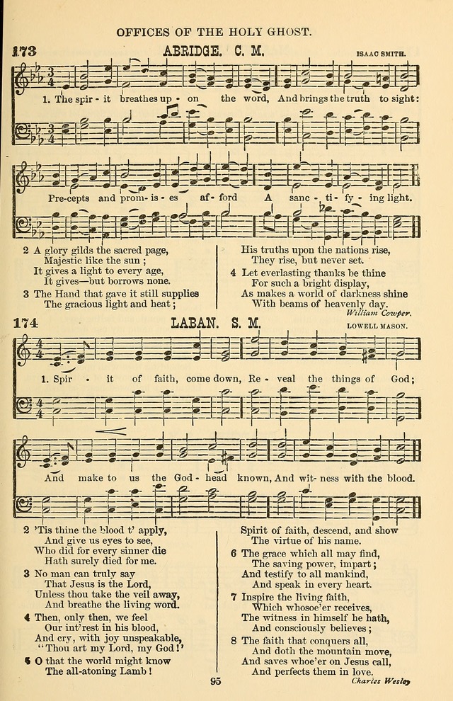 Hymn and Tune Book of the Methodist Episcopal Church, South (Round Note Ed.) page 95