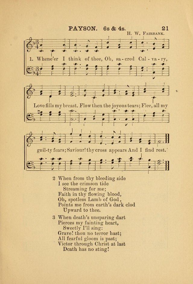 Hymn and Tune Book: for Schools and Colleges page 21