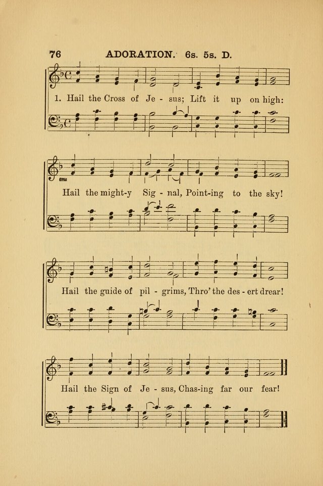 Hymn and Tune Book: for Schools and Colleges page 76