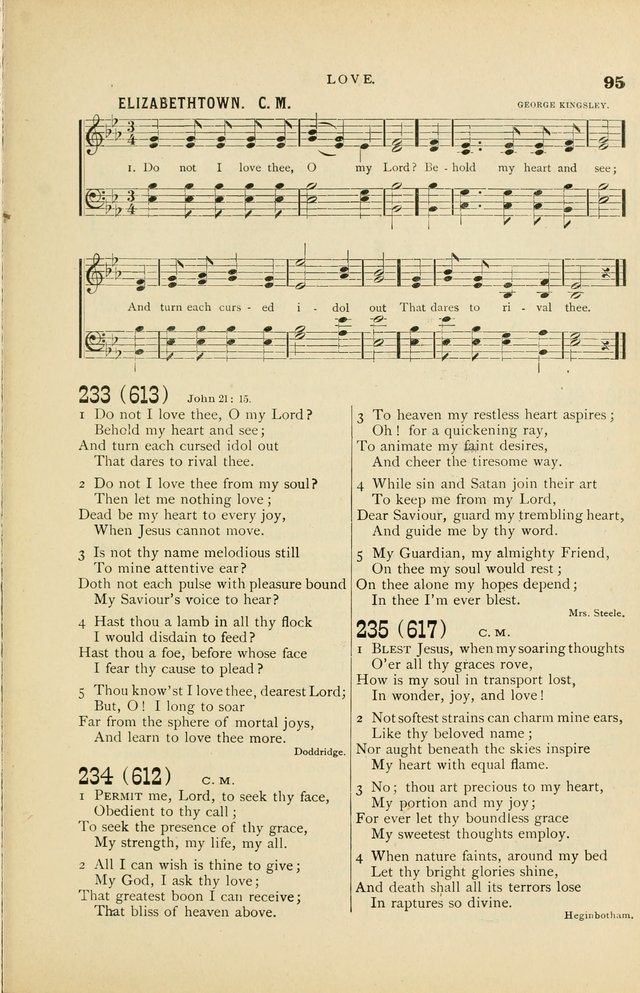 Hymn and Tune Book for Use in Old School or Primitive Baptist Churches page 95