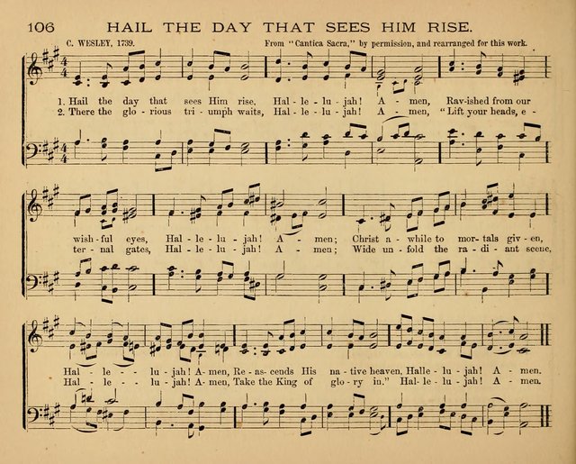 The Hymnary with Tunes: a collection of music for Sunday schools page 106