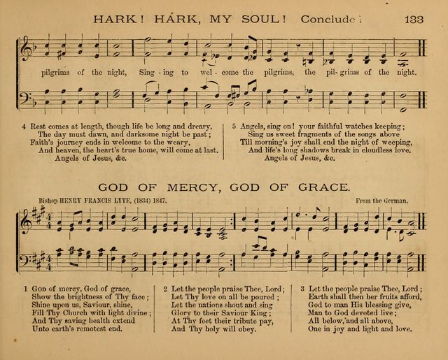 The Hymnary with Tunes: a collection of music for Sunday schools page 133