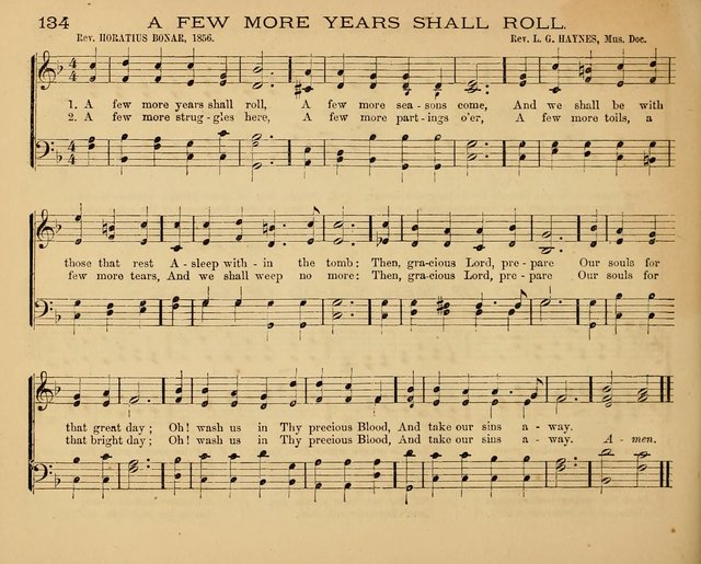 The Hymnary with Tunes: a collection of music for Sunday schools page 134