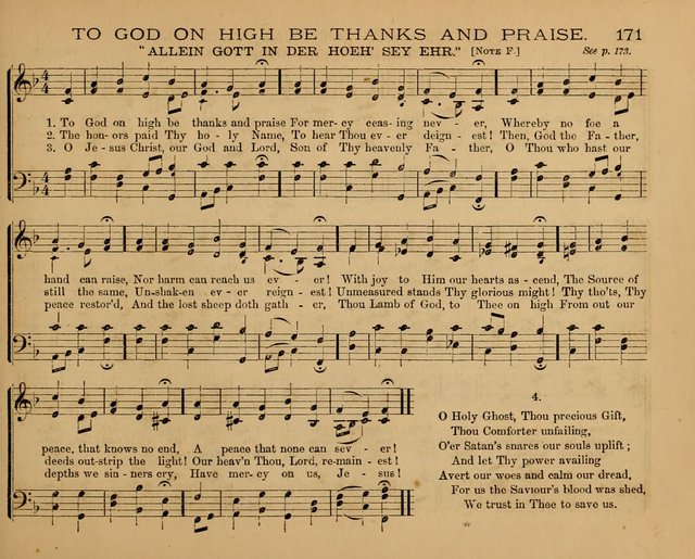 The Hymnary with Tunes: a collection of music for Sunday schools page 171