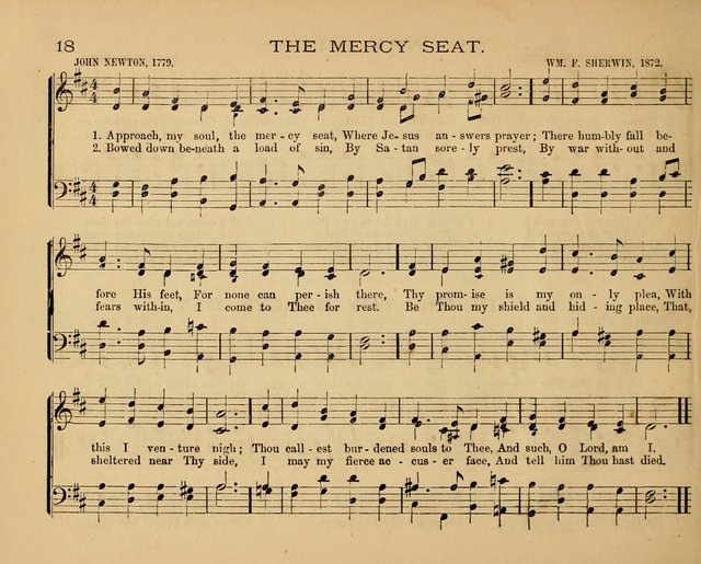 The Hymnary with Tunes: a collection of music for Sunday schools page 18