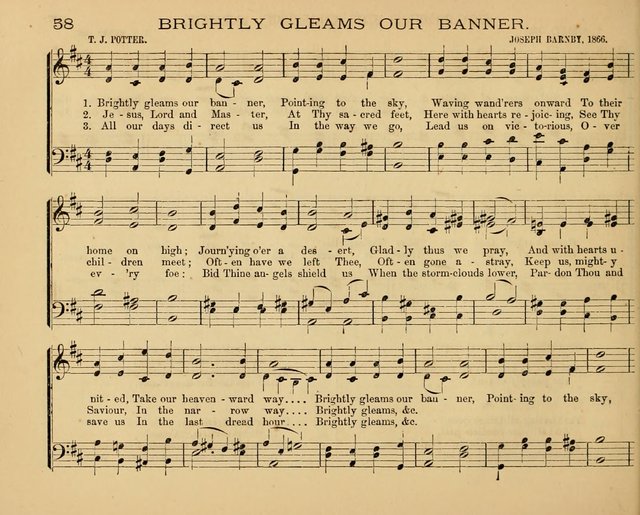 The Hymnary with Tunes: a collection of music for Sunday schools page 58