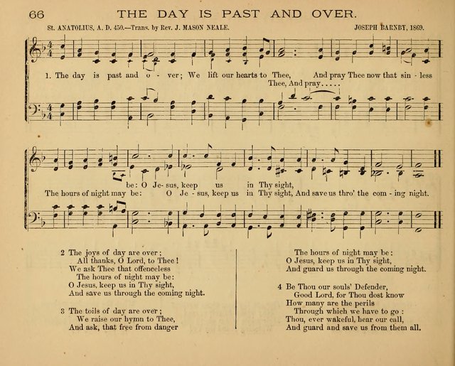 The Hymnary with Tunes: a collection of music for Sunday schools page 66