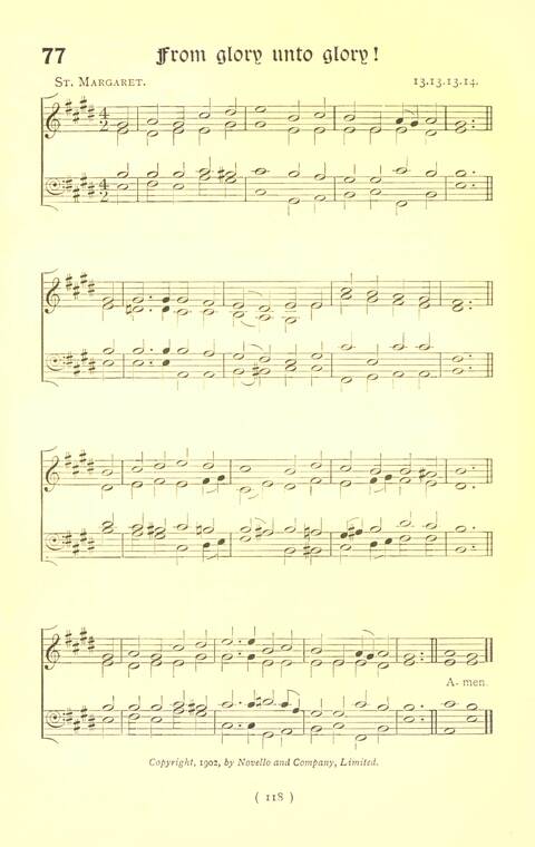 Hymn Tunes and Carols page 118