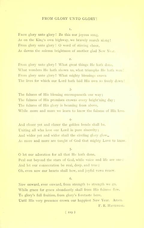 Hymn Tunes and Carols page 119