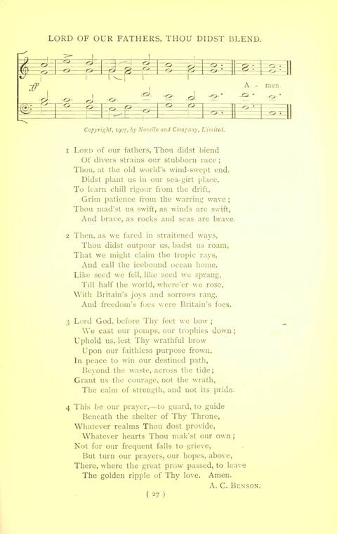 Hymn Tunes and Carols page 27