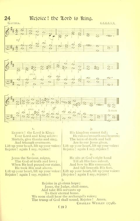 Hymn Tunes and Carols page 39