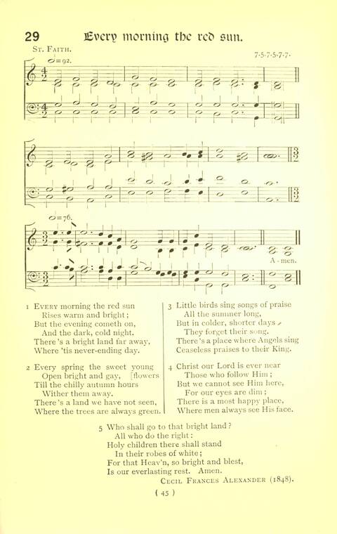 Hymn Tunes and Carols page 45