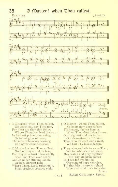 Hymn Tunes and Carols page 54