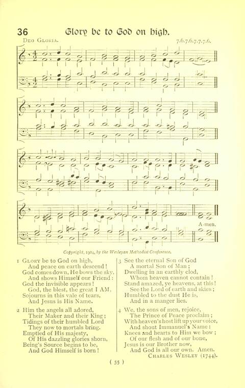 Hymn Tunes and Carols page 55