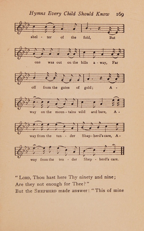 Hymns That Every Child Should Know: A selection of the best hymns of all nations for young people page 169