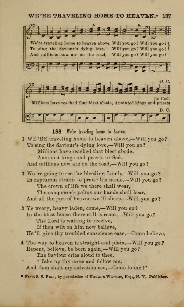 Hymns and Tunes for Prayer and Social Meetings page 137