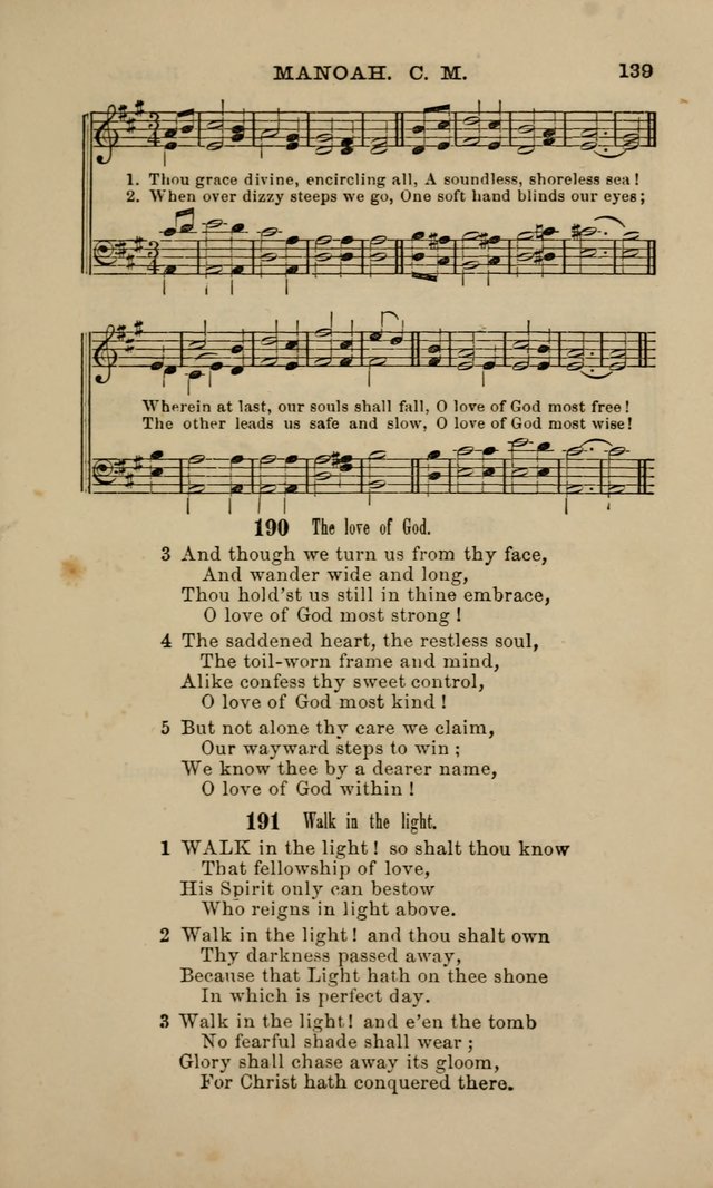 Hymns and Tunes for Prayer and Social Meetings page 139