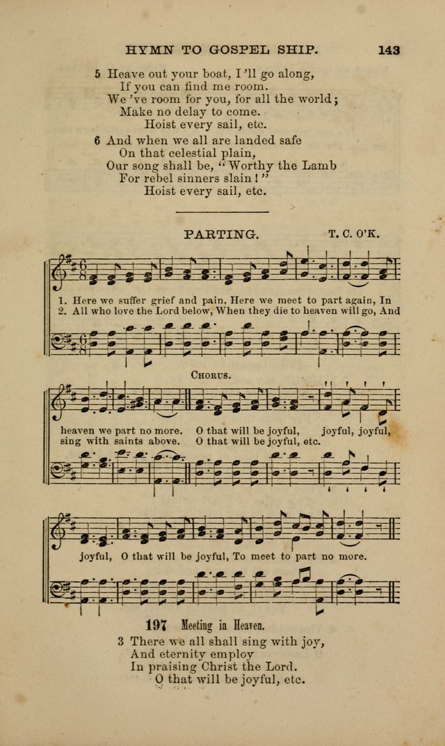 Hymns and Tunes for Prayer and Social Meetings page 143