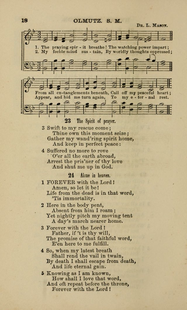 Hymns and Tunes for Prayer and Social Meetings page 18