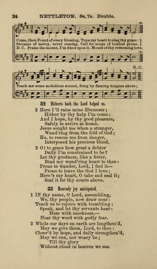 Hymns and Tunes for Prayer and Social Meetings page 24