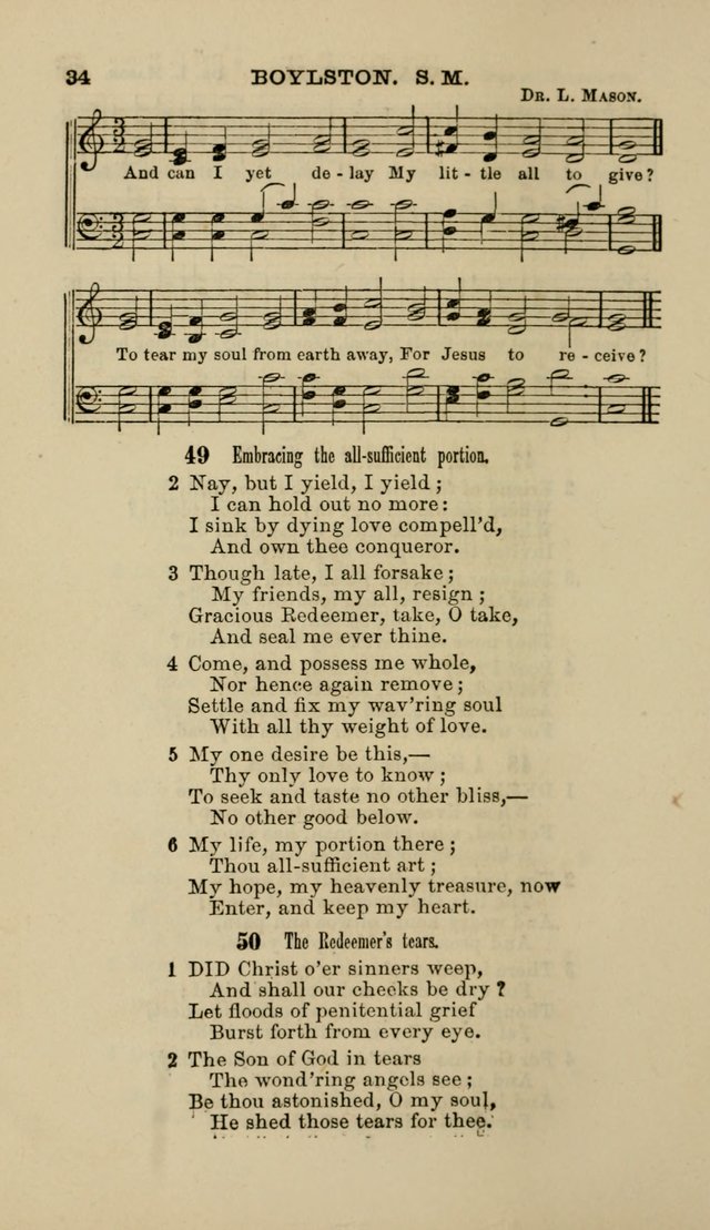 Hymns and Tunes for Prayer and Social Meetings page 34