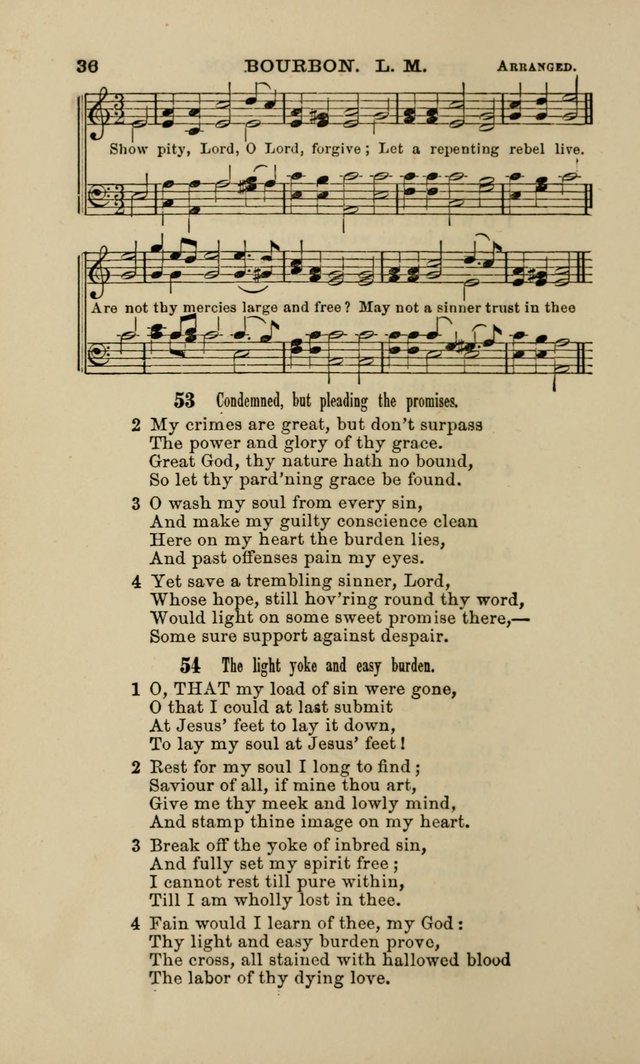 Hymns and Tunes for Prayer and Social Meetings page 36