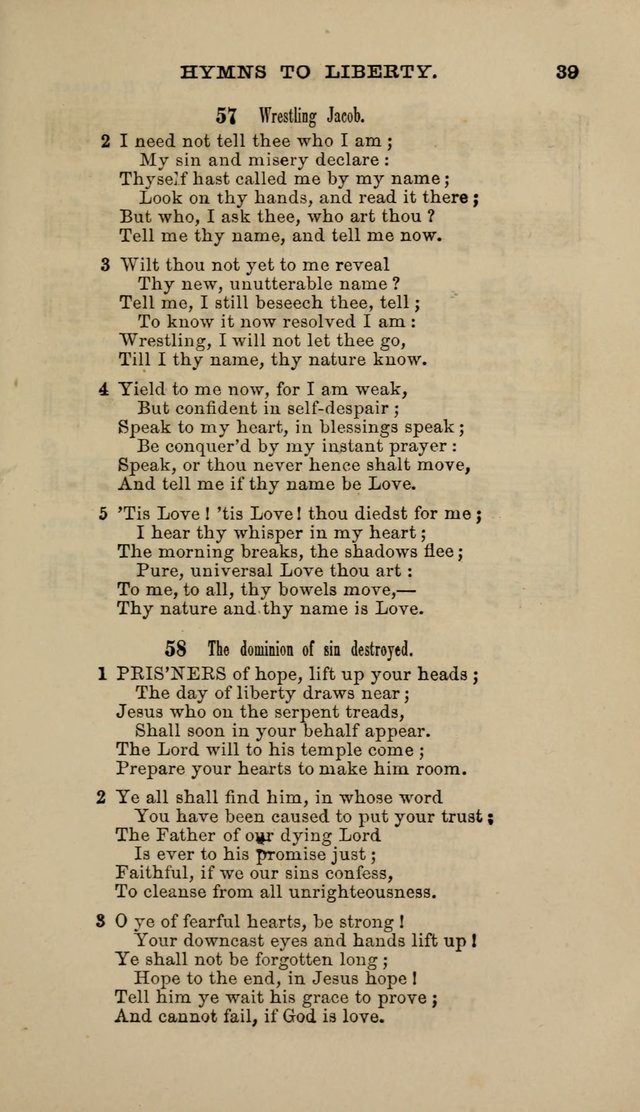 Hymns and Tunes for Prayer and Social Meetings page 39