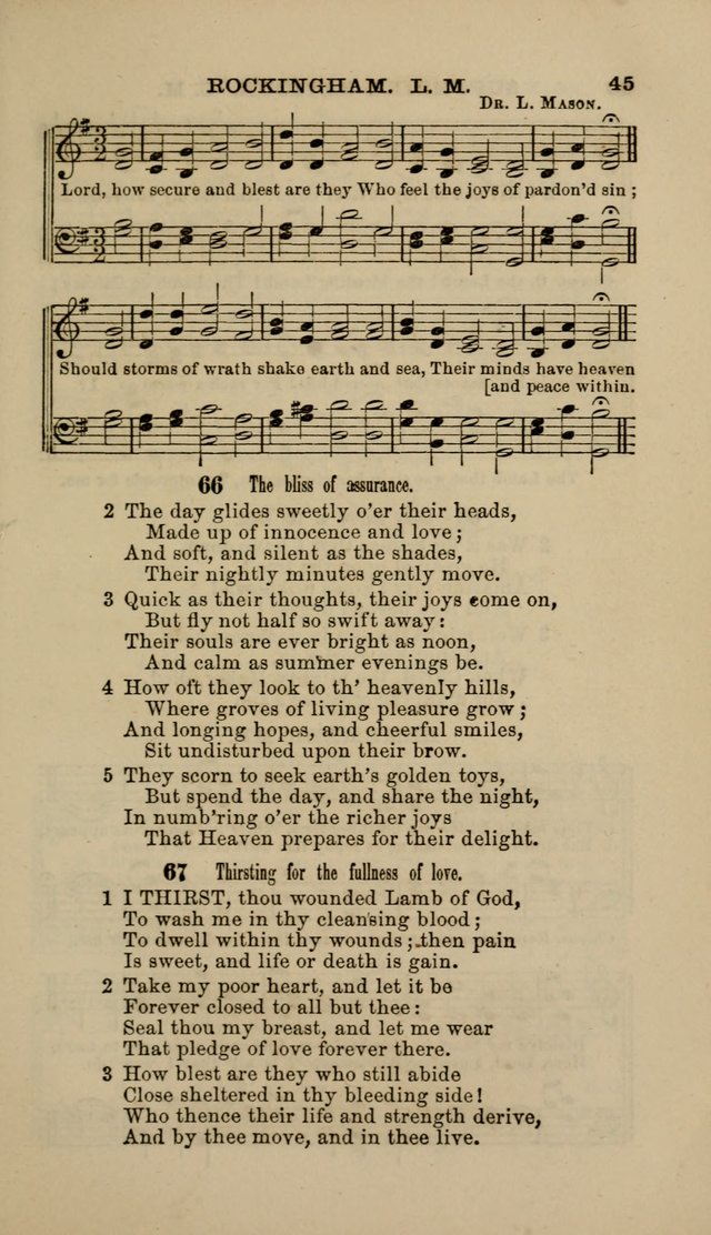 Hymns and Tunes for Prayer and Social Meetings page 45