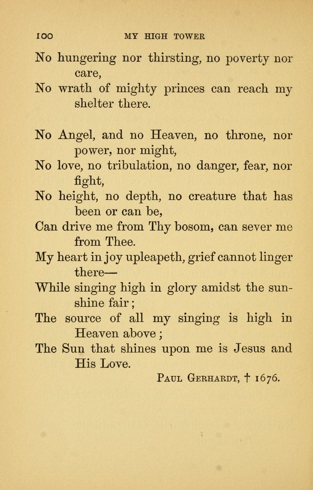 Hymns of Ter Steegen and Others (Second Series) page 100