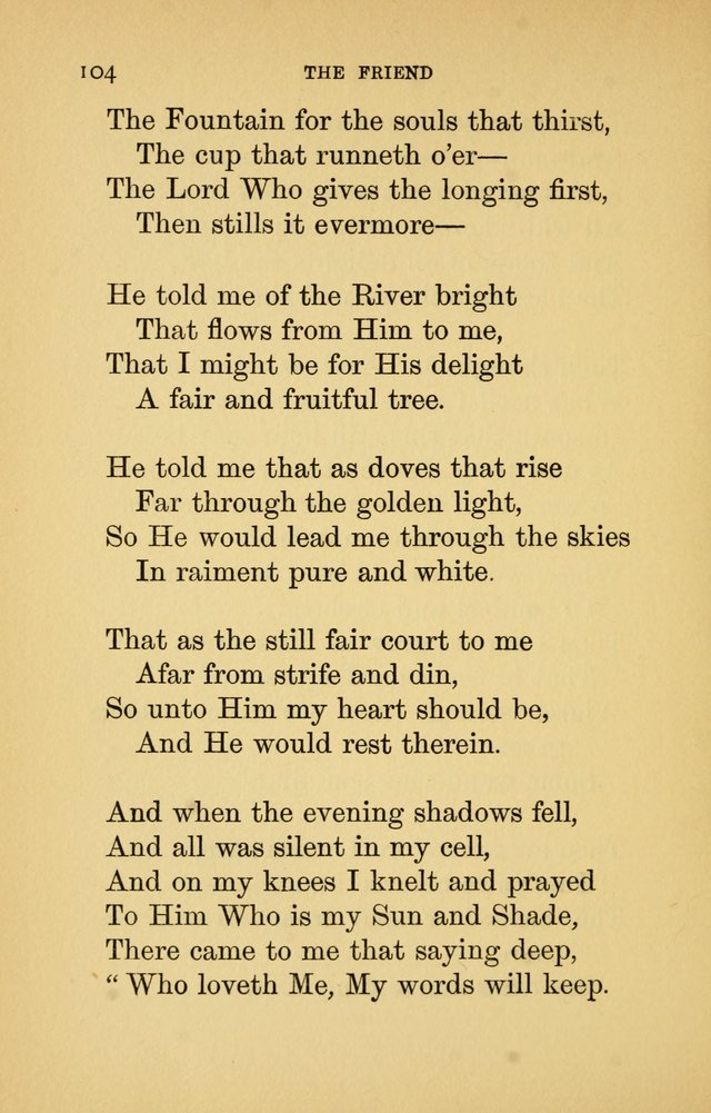 Hymns of Ter Steegen and Others (Second Series) page 104