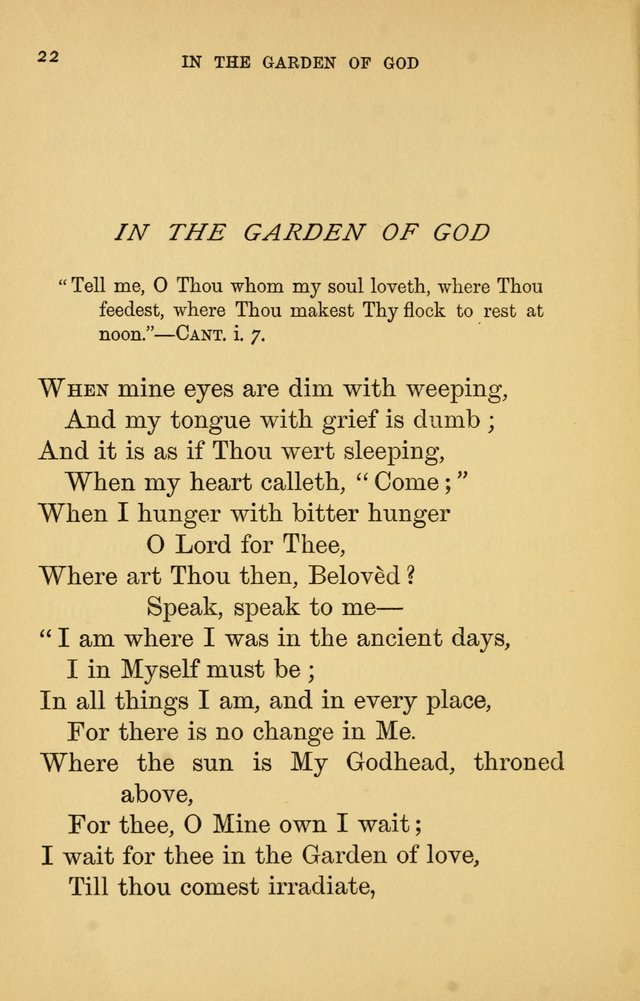 Hymns of Ter Steegen and Others (Second Series) page 22