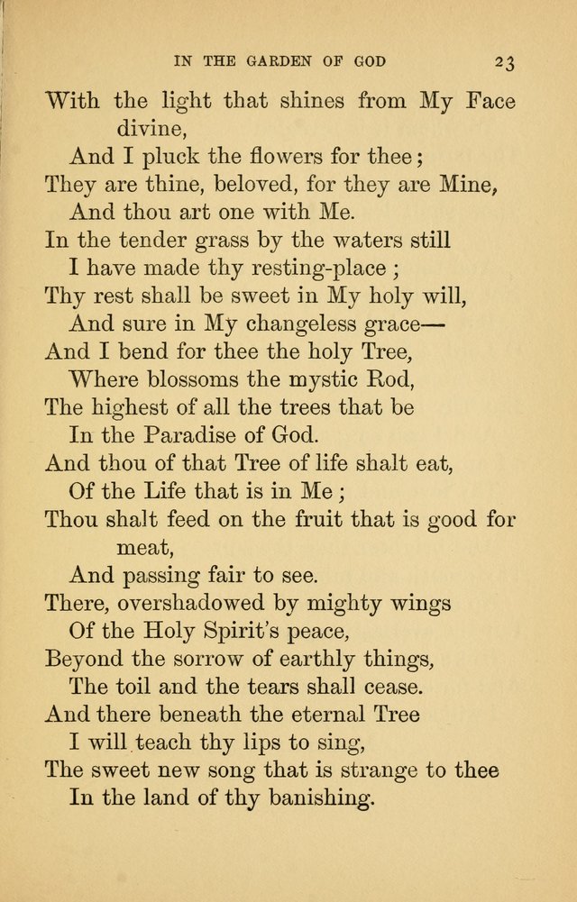 Hymns of Ter Steegen and Others (Second Series) page 23