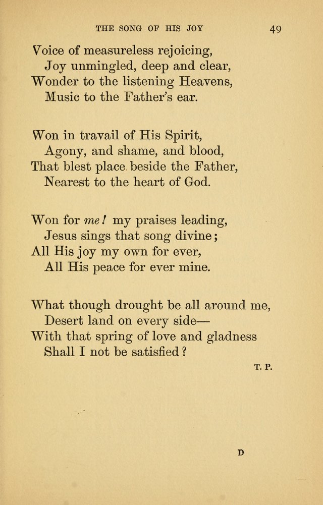 Hymns of Ter Steegen and Others (Second Series) page 49