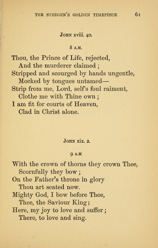 Hymns of Ter Steegen and Others (Second Series) page 61