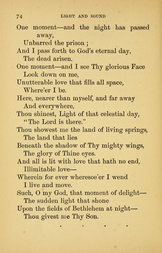 Hymns of Ter Steegen and Others (Second Series) page 74