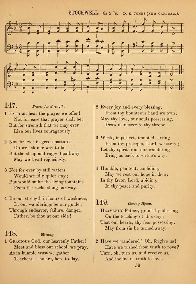 Hymn, Tune, and Service Book for Sunday Schools page 149