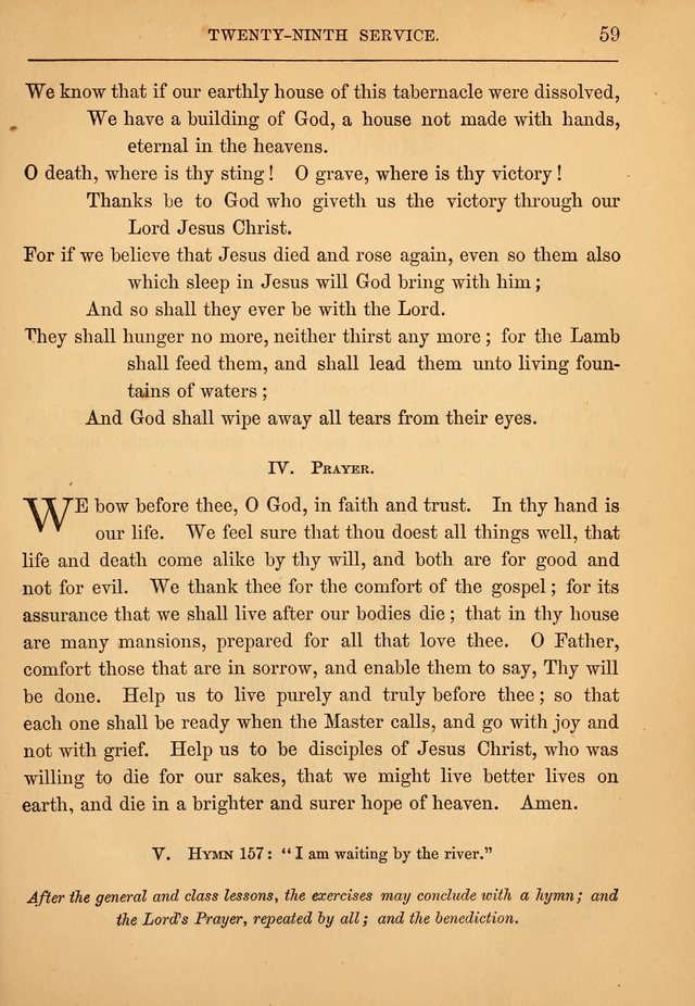 Hymn, Tune, and Service Book for Sunday Schools page 61