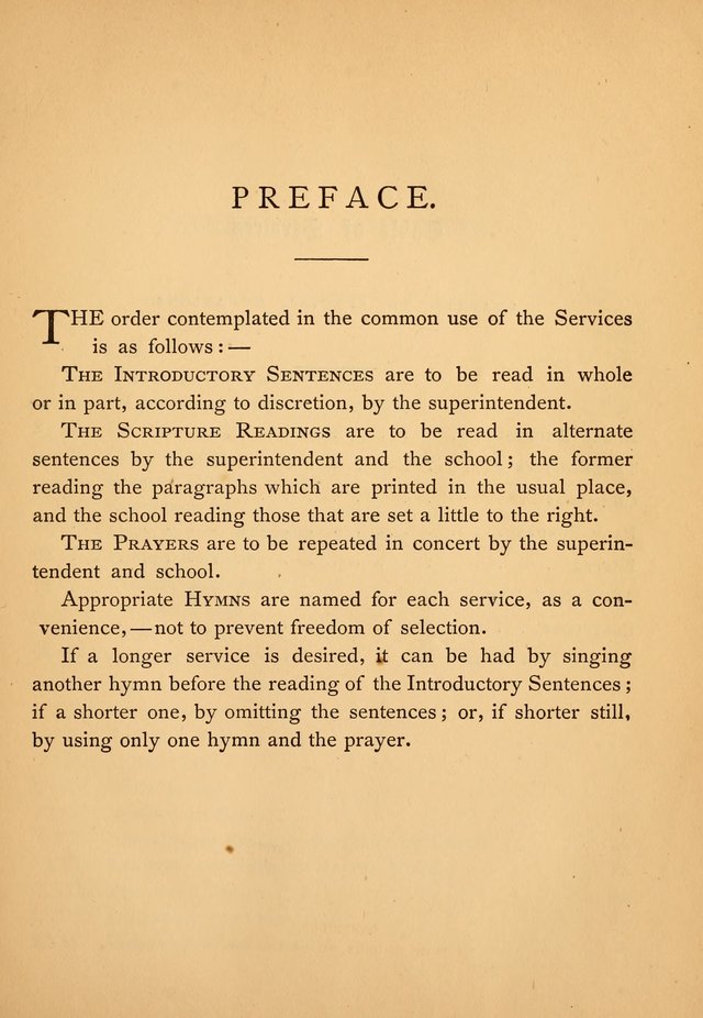 Hymn, Tune, and Service Book for Sunday Schools page xi