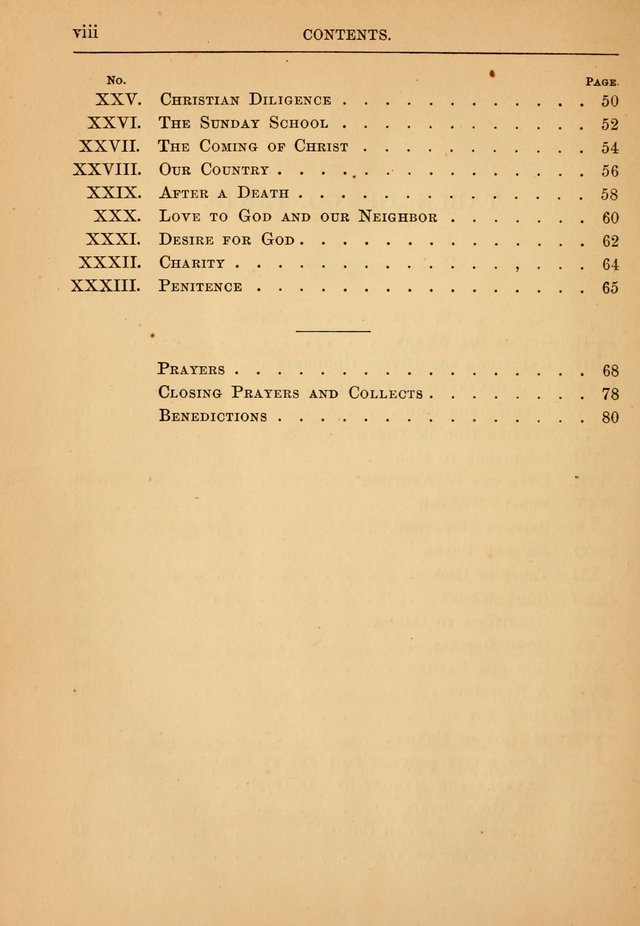 Hymn, Tune, and Service Book for Sunday Schools page xiv