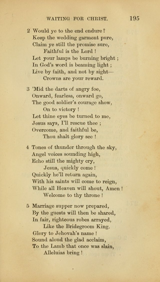 Hymns and Tunes: for those who keep the commandments of God and the faith of Jesus. page 200