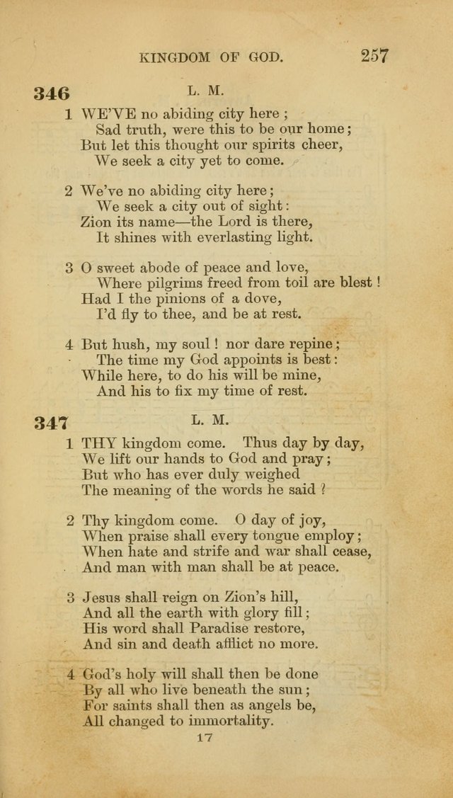 Hymns and Tunes: for those who keep the commandments of God and the faith of Jesus. page 262