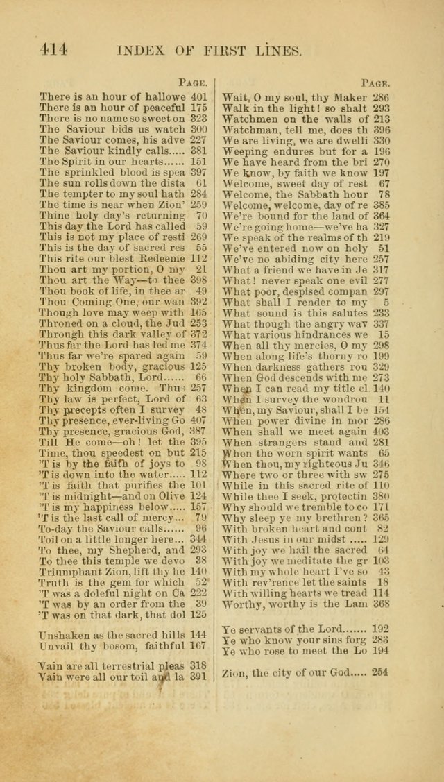 Hymns and Tunes: for those who keep the commandments of God and the faith of Jesus. page 419