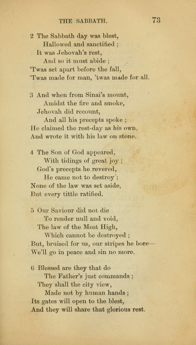 Hymns and Tunes: for those who keep the commandments of God and the faith of Jesus. page 78