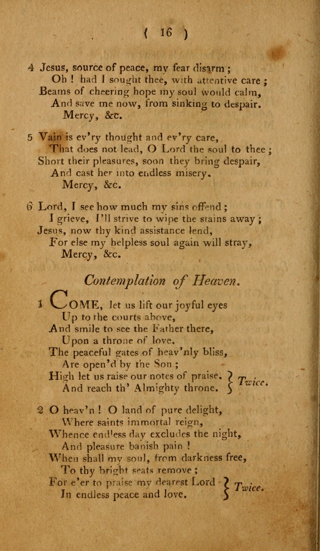 Hymns, for the Use of the Catholic Church in the United States of America (New ed.) page 16