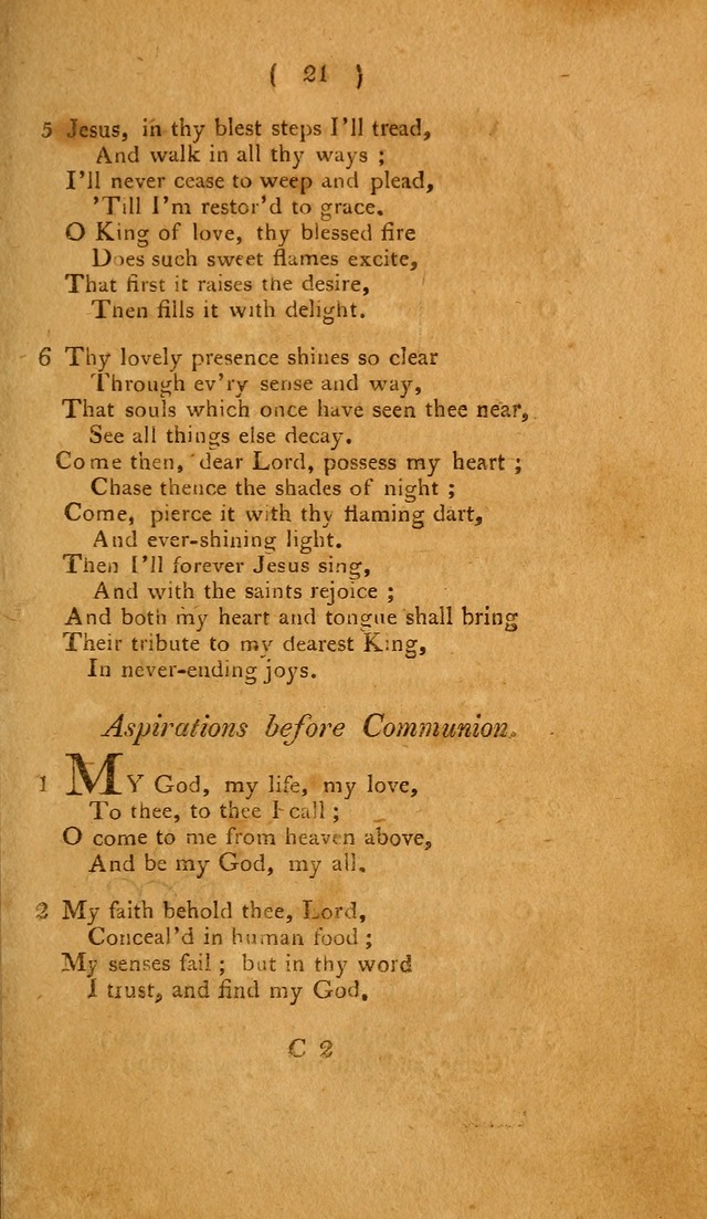 Hymns, for the Use of the Catholic Church in the United States of America (New ed.) page 21